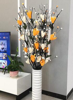 假花彷真花摆设发财果客厅落地摆放花束居家新房装饰花艺摆件
