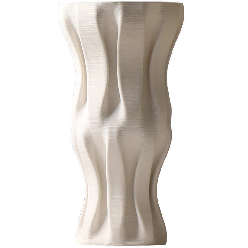 不规则搭配摆件打印创意现代装饰品肌理陶瓷简约软设计师装花瓶3d - 图2