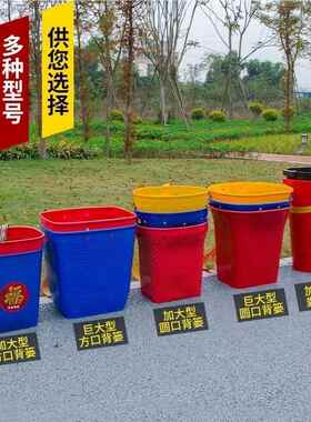 特大背篓背新篼料熟胶加厚篓农村家用SGT背采摘背篓大蔬菜水果大