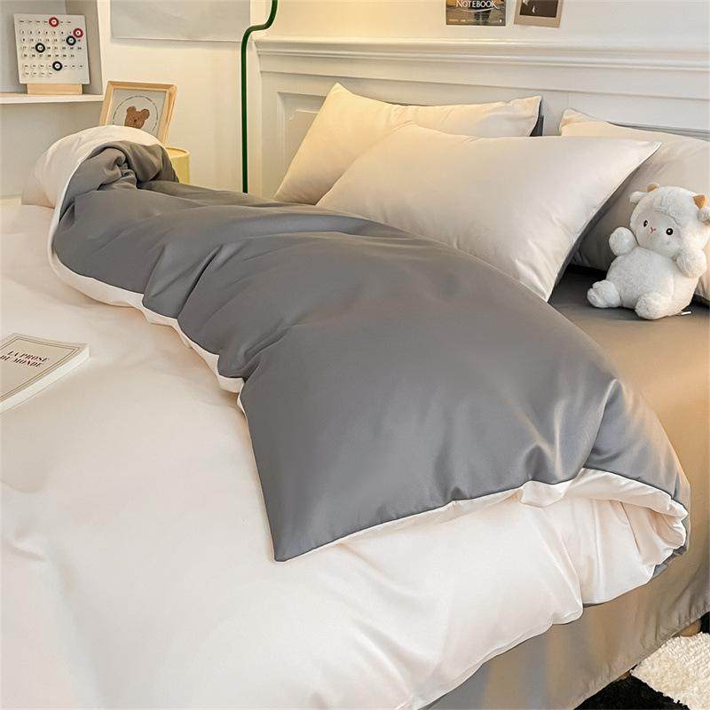 2025春季纯色水洗仿真丝被套单件学生宿舍单人被罩床上用品,淘宝优惠券,粉丝福利购,淘宝优惠卷