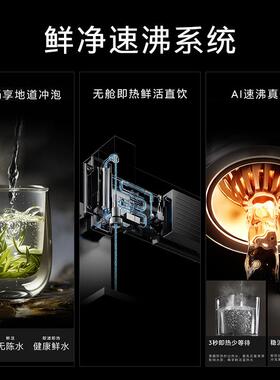 COLMO黑珍珠至简管线 线机A1直饮水机家用壁挂式无水箱瞬热2025新