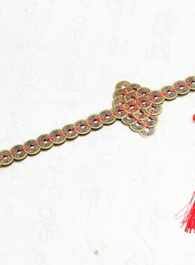 铜钱五帝钱红线铜钱剑干隆钱剑装饰品林正英金钱剑演出道具