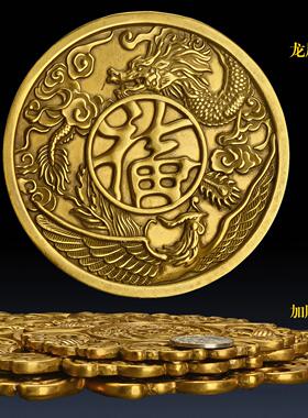铜五福临门中国结金色福字喜庆金属挂件乔迁礼品摆件横梁纯铜蝙蝠