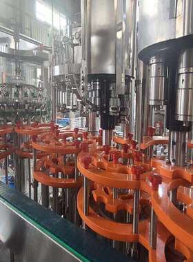汽水水生线产设备含气饮线料372生产自动化加气泡苏打酒混合灌装