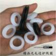 双面黑色护线圈配电箱柜密封电缆线橡胶圈垫防尘电源通孔出过线套