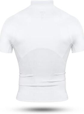 Q 98669 Men's High Neck Compression Shirt 运动紧身衣