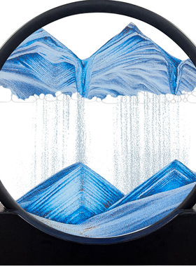 酒ltaoRW14柜装饰物品创意解礼压公室桌面轻奢流沙电画沙漏摆件客