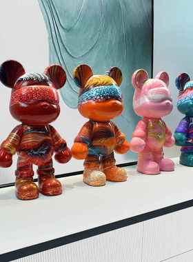 兔摆件现代家居客厅电视柜装饰品摆设轻奢高端流体自制创意存钱罐