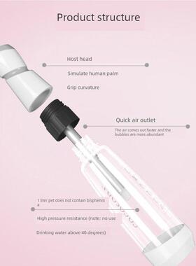 老树家用便携式苏打水机小型无充电瓶二氧化碳气泡弹无充气