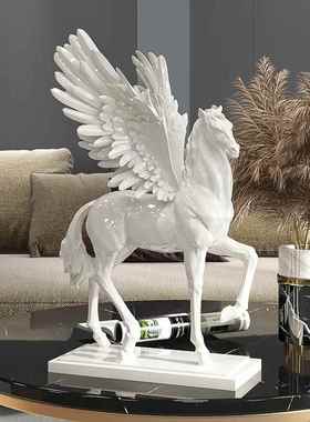 创意马摆件现代轻奢客厅电视柜家居装饰品办公室摆设乔迁开业礼品