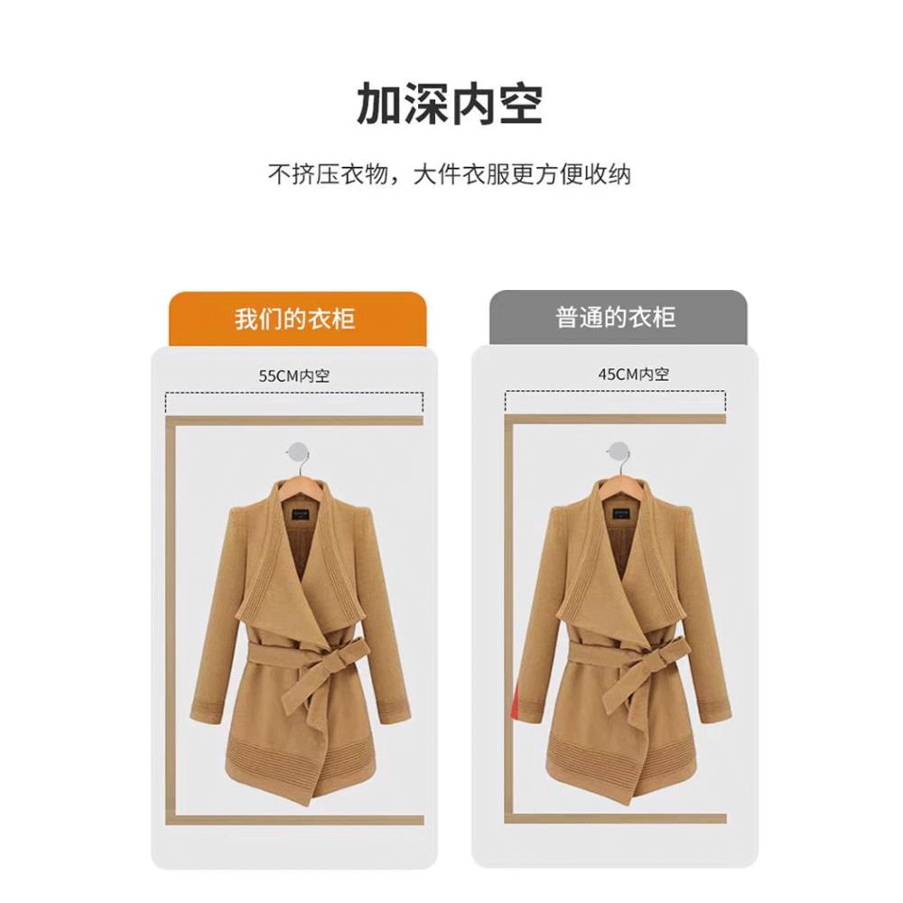 Perforated board wardrobe home bedroom simple dustproof cloth metal wardrobe iron hanger thickened floor-standing hanging wardrobe