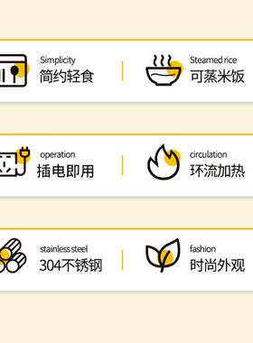 1升电热饭盒加热可插电不锈钢内胆上班族热饭神器蒸煮夏季车载