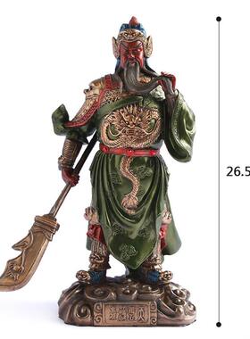 新款风雅堂 武财神关羽关像公装饰品摆家居家公用供奉 办室件开业