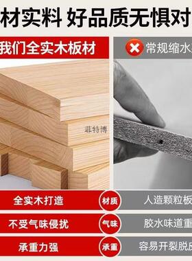 儿童实木书架书柜置物架落地简约收纳卧室幼儿园储物柜书柜家用