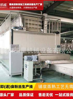 冲泡速食粉丝生产线 丽星涂布工艺 粉条筋道耐煮口感纯正厂家直销