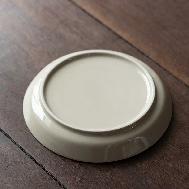 草木灰壶承陶瓷蓄水茶盘壶承干泡茶台果盘点心盘功夫茶具简约家用,淘宝优惠券,粉丝福利购,淘宝优惠卷