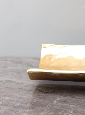 0496新式意节树脂果盘托盘摆件客厅玄关茶竹几电创视柜家居软装饰