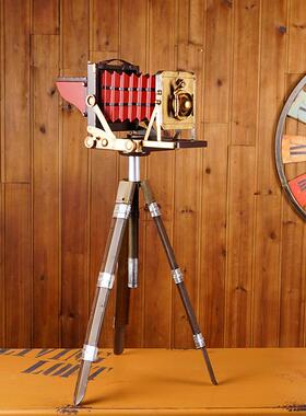 老式复古怀旧老物件照相机模型金属工艺品摆设摆件摄影道具样板间