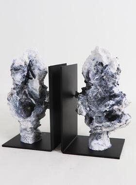 新中式书金品房书档摆件处样板房软装饰售MC-TY-44楼属书靠书立艺