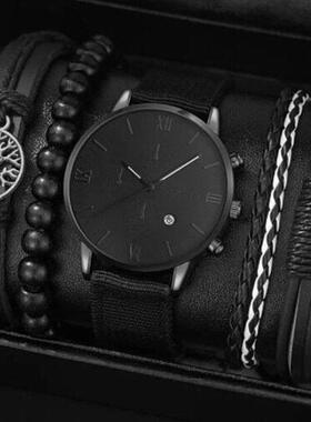 Men's watch business necklace bracelet set ornaments手表