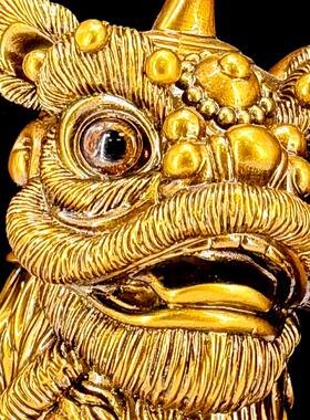 醒狮摆件国潮招财客厅玄关装饰品店铺前台办公室开业贺礼乔迁礼物