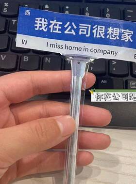 我在学校很想家立牌摆件压克力创意小摆件上班族搞笑送闺蜜送朋友