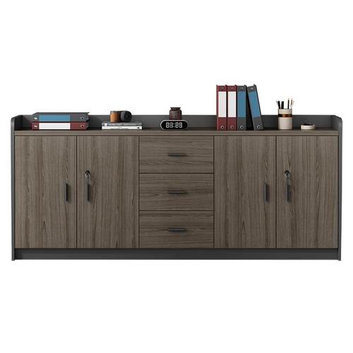 矮柜会议室茶水柜办公室办公柜子文件柜隔断柜带锁储物柜打印机柜 - 图3