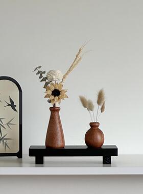 中古风花瓶桌面摆件客厅装饰高级感小众设计感屏风房间改造小物件