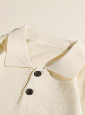 K 53555 Men's Polo Collar Knit 翻领针织衫