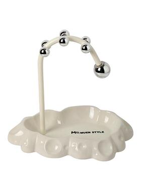 现代轻奢高档放钥匙收纳玄关摆件入户进门口鞋柜装饰品置物架挂架