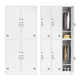304 Sichuan stainless steel locker employee cabinet steel storage cabinet electronic password lock electronic storage cabinet