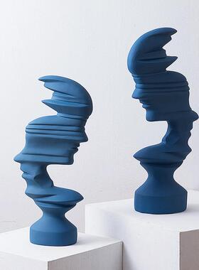 北号欧雕摆塑件别墅艺品落地抽象大摆设酒店玄关走廊过道SZRX-067