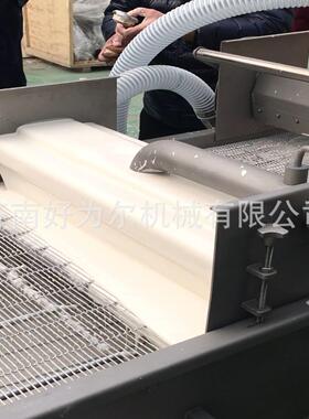 济南机械供应小银鱼上浆机、银鱼上浆裹糠生产线