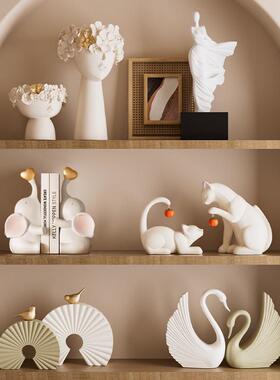 感设计师艺术摆件姹寂风客厅玄关电视柜摆设轻奢软装装饰