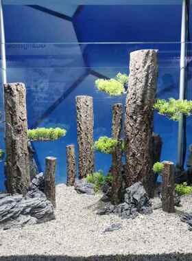 其他\/other客厅鱼缸仿真树干沉