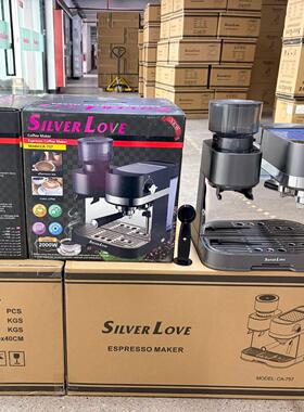 外贸出口家用咖啡机Espresso Coffee MAKER 意式半自动1.6L咖啡机