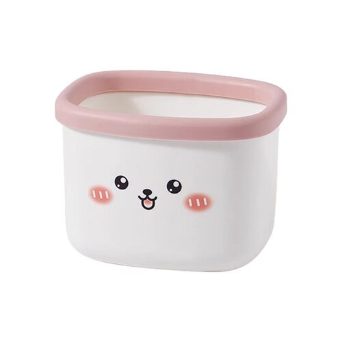 Cute Mini Cartoon Desktop Trash Bin for Student Dormitory, D - 图3
