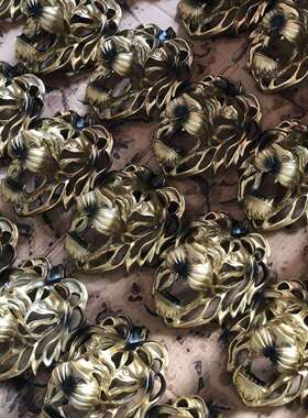 2025跨境爆款立体狮子头雕像树脂工艺品挂壁装饰品墙挂装饰摆件