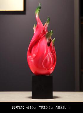 高档红红招火火财摆件家居柜桌酒柜玄关电视办公室面装饰开业乔迁