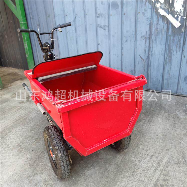 Engineering dump electric dump truck push inclined bucket mortar transport truck agricultural orchard tricycle