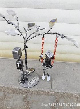 跨境新品 Robot Love Confession Ornament 机器人爱情告白挂饰