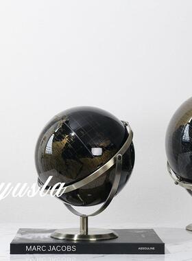 饰品居厅玄关柜电柜地球仪样板房间酒视CFV店办公室摆件家铁客艺