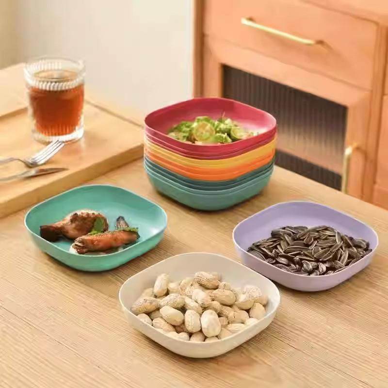 加厚餐桌垃圾盘碟吐骨碟家用骨碟骨头碟创意塑料菜碟小盘子带底座,淘宝优惠券,粉丝福利购,淘宝优惠卷