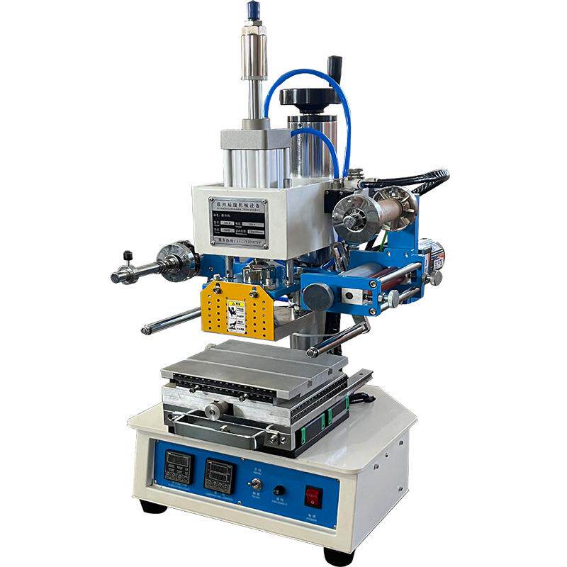 618-B3 pneumatic hot stamping machine desktop automatic entry and exit workbench head height adjustable glasses plastic hot stamping