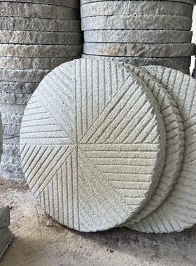 生态园林老物件石磨盘旧石磨茶台园林庭院装饰造景铺路石新石磨