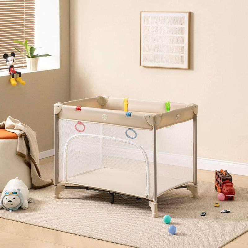 折叠婴儿床移动游戏可折叠便携式围栏多功能新生儿拼接大床宝宝,淘宝优惠券,粉丝福利购,淘宝优惠卷