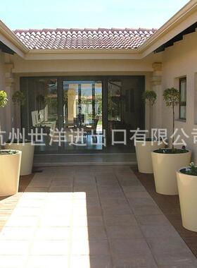 玻璃钢花盆 户外公园圆锥花箱异形组合花钵