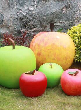 户外仿真水果蔬菜苹果草莓雕塑玻璃钢辣椒摆件园林景观装饰品美陈