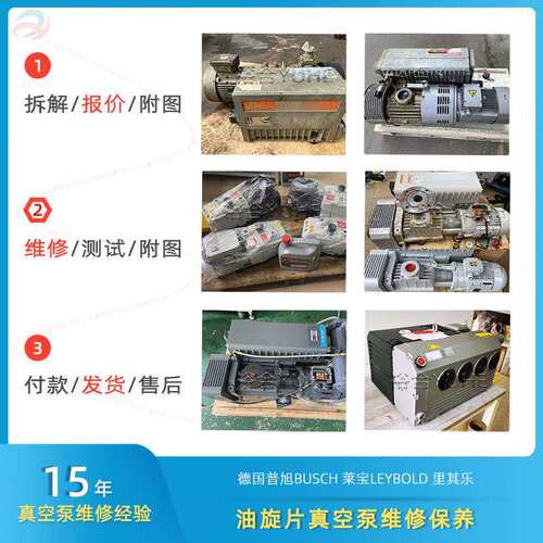 无油旋片泵维修 普旭里其乐莱宝SV300B/D16C/SP630真空泵维修保养 - 图0