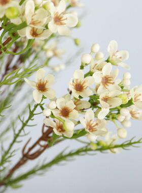 婚庆腊梅仿真花插花小碎花人造花装饰假花摆件澳洲仿真腊梅花束